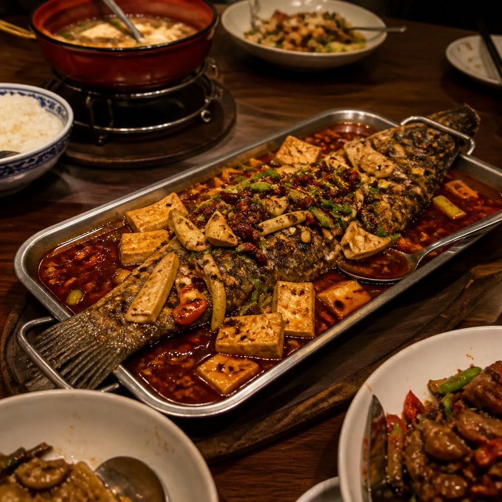 Roast sea bass